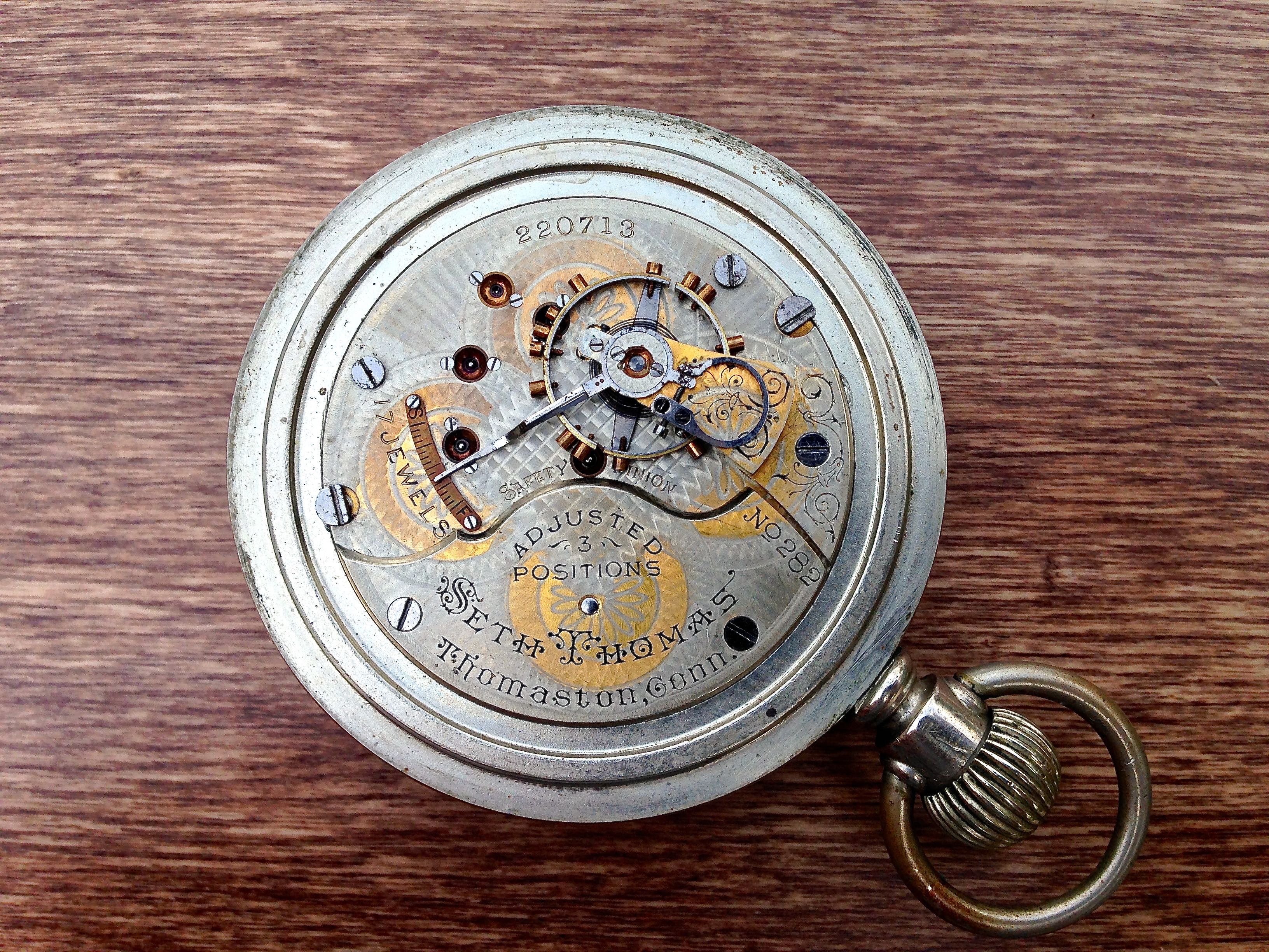 Reconstructing the Seth Thomas Serial Number Database - Pocket Watch ...