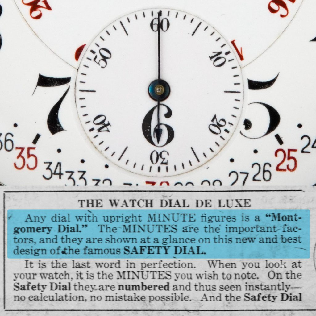 Pictured: Montgomery Dial 6 Figure and Excerpt From the April 21, 1920 issue of The Topeka State Journal.