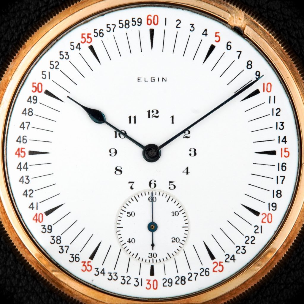 Montgomery’s Type II Safety Dial, Fitted on an Elgin 16-Size Grade 453 Movement, c.1920