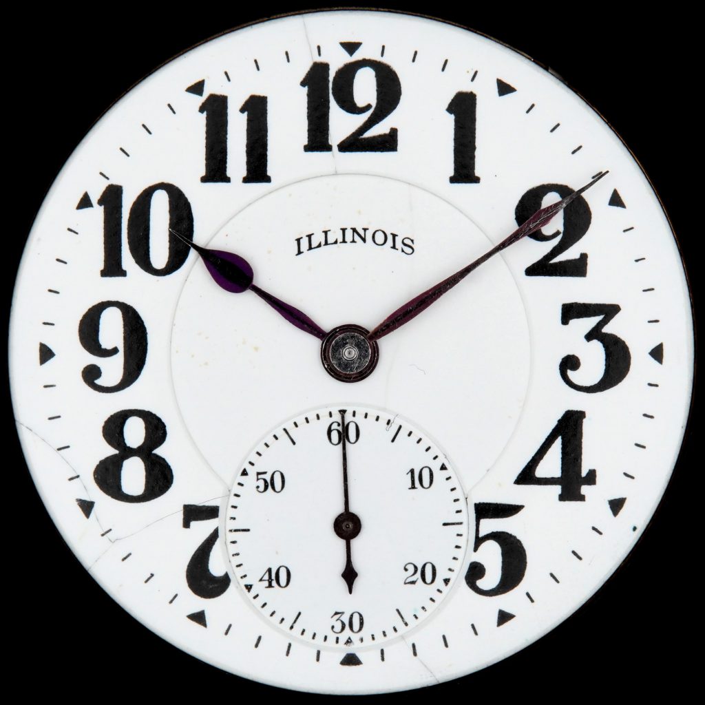 Illinois Watch Company Railroad Dial No. 114 (Bunn Special Dial), c.1922