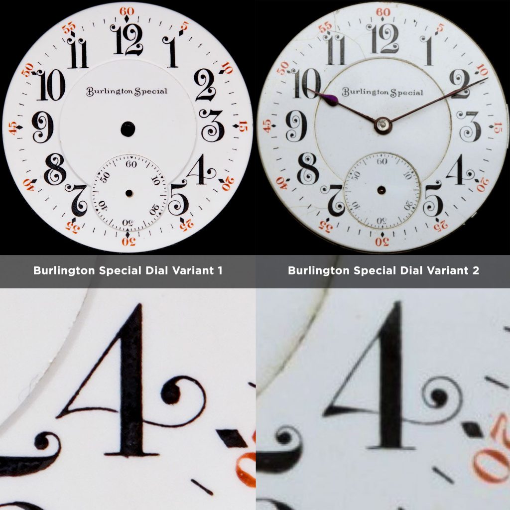“Burlington Special” Whimsical Dial Variants Compared
