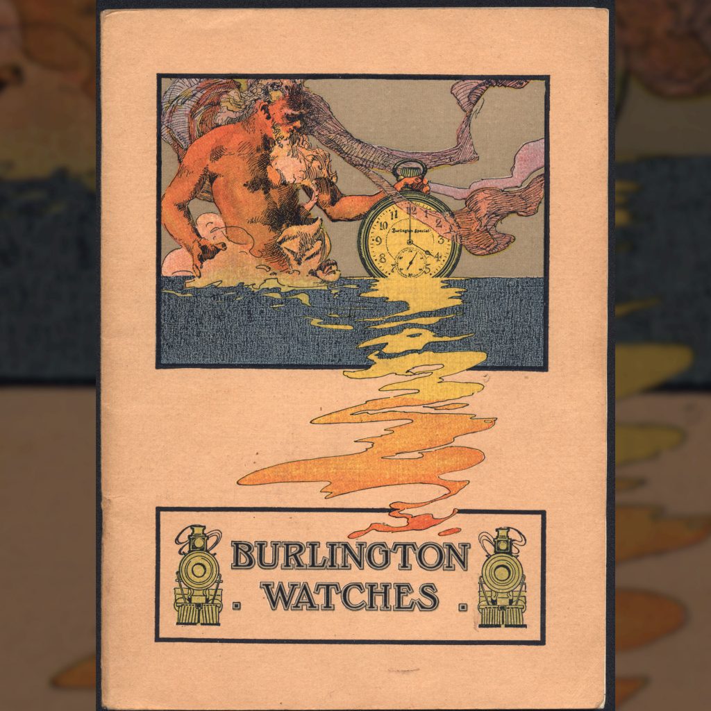 Burlington Watch Catalog Cover, c.1911.