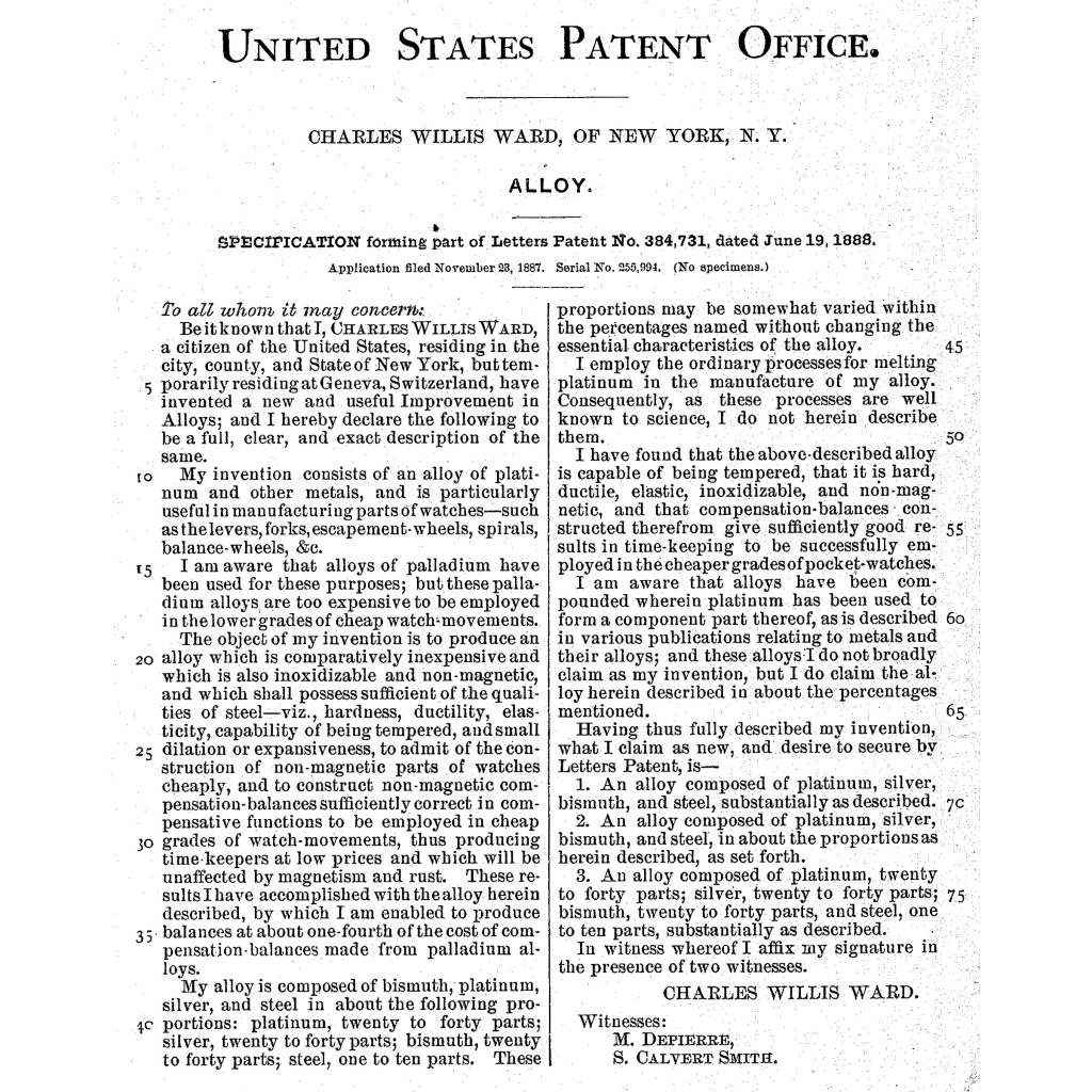 U.S. Patent #384,731