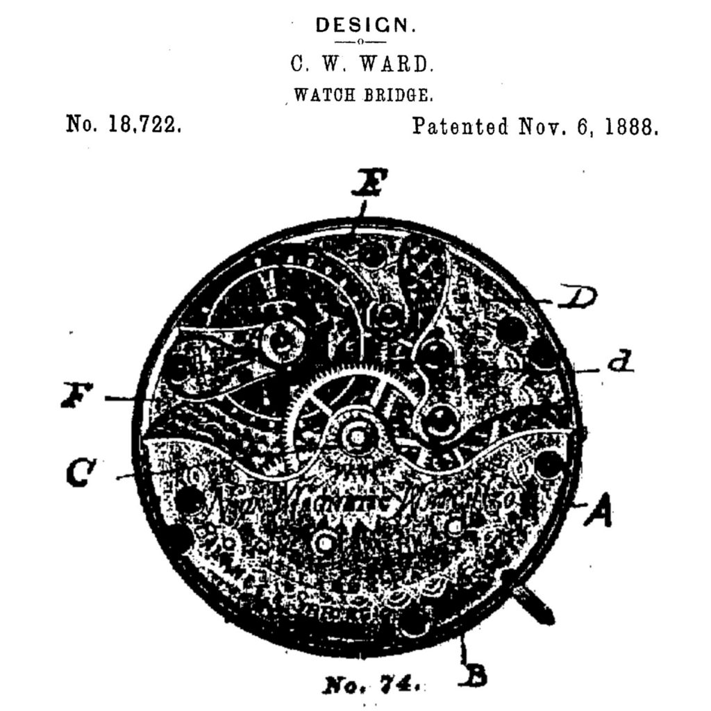 “Watch Bridge” U.S. Patent #D18722