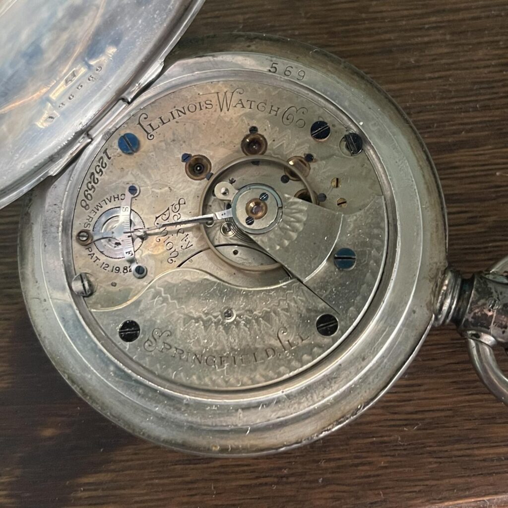 Illinois Watch Company #1252598
Grade 92, 18-Size, Model 2, 11 Jewels