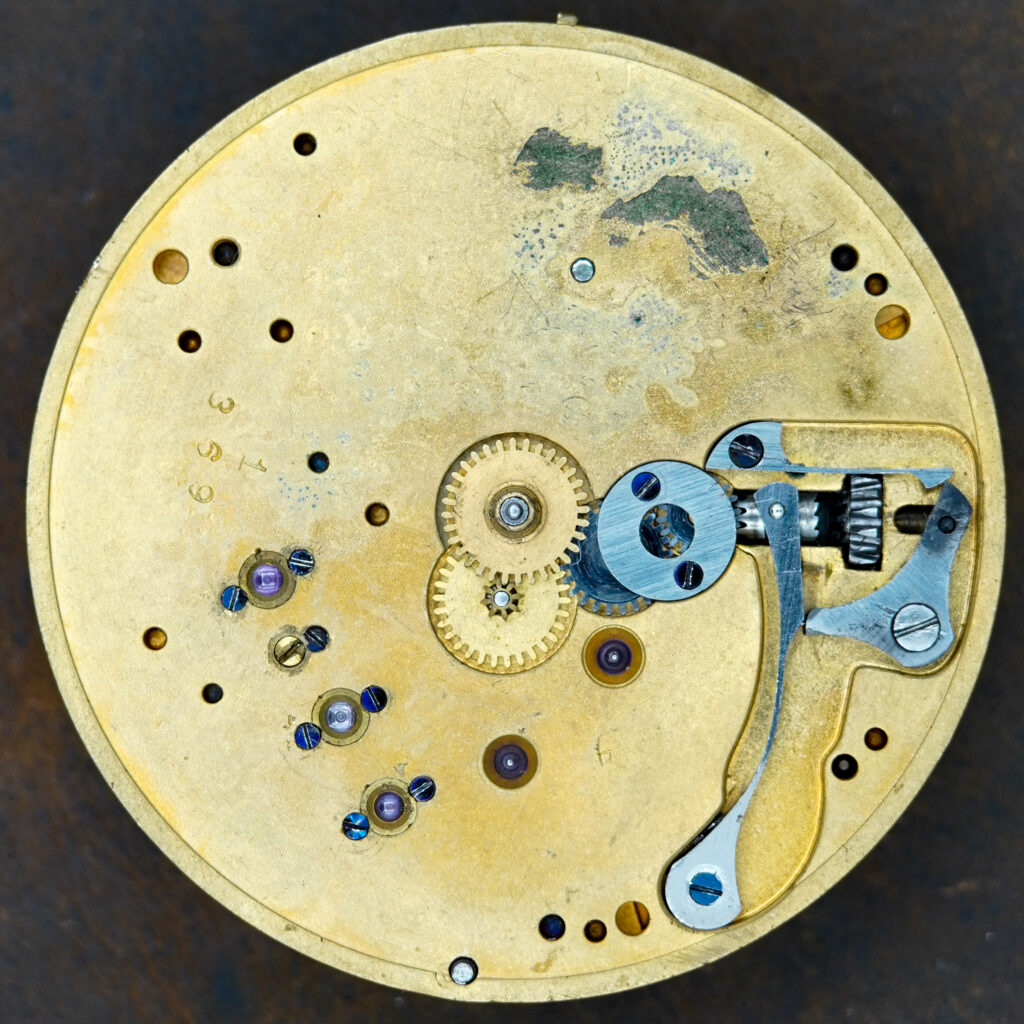 U.S. Patent #115351: Improvement in Stem Winding Watches, Adams & Perry Setting Mechanism