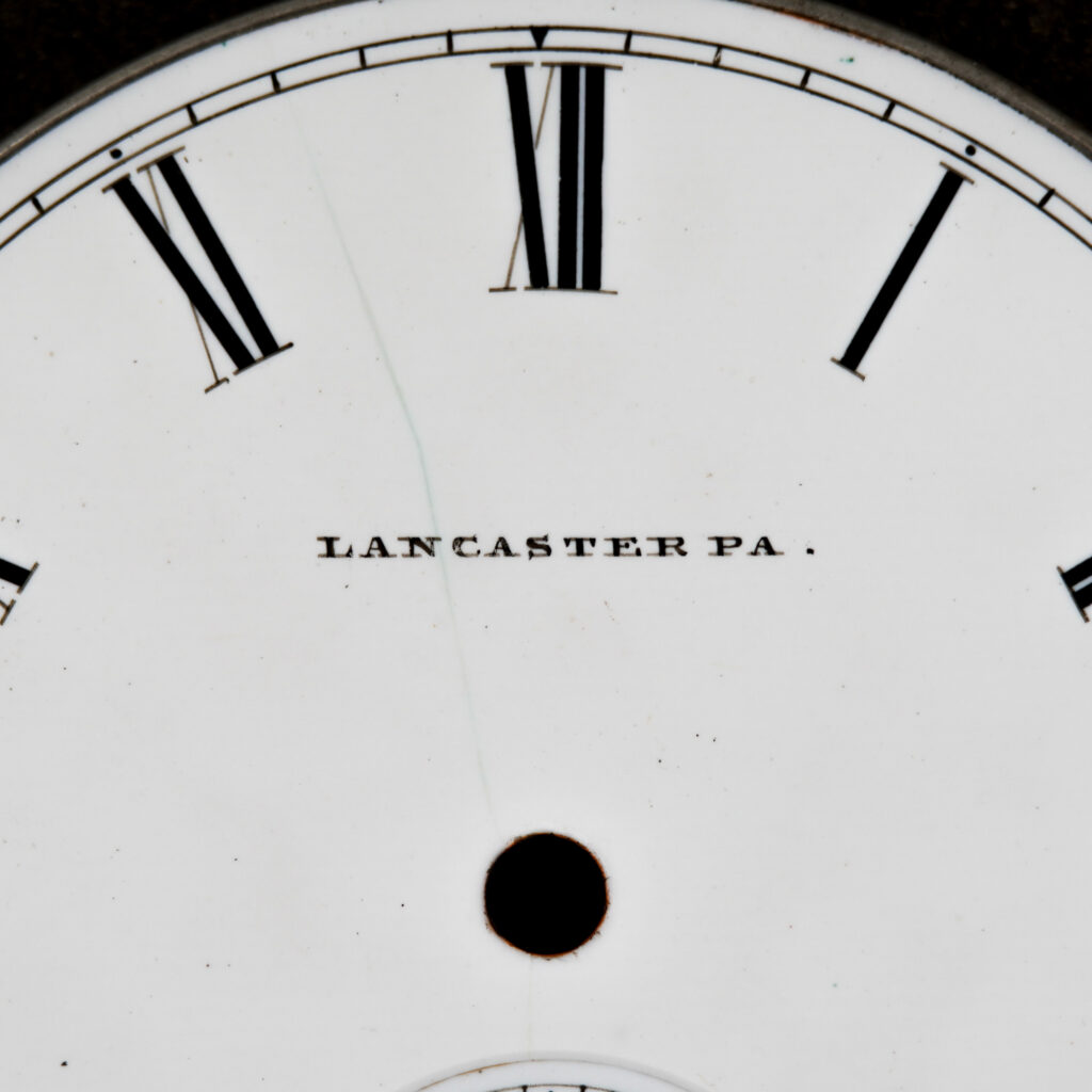 Lancaster Pa Dial From Adams & Perry Lancaster Watch #1369: "Lancaster Pa"