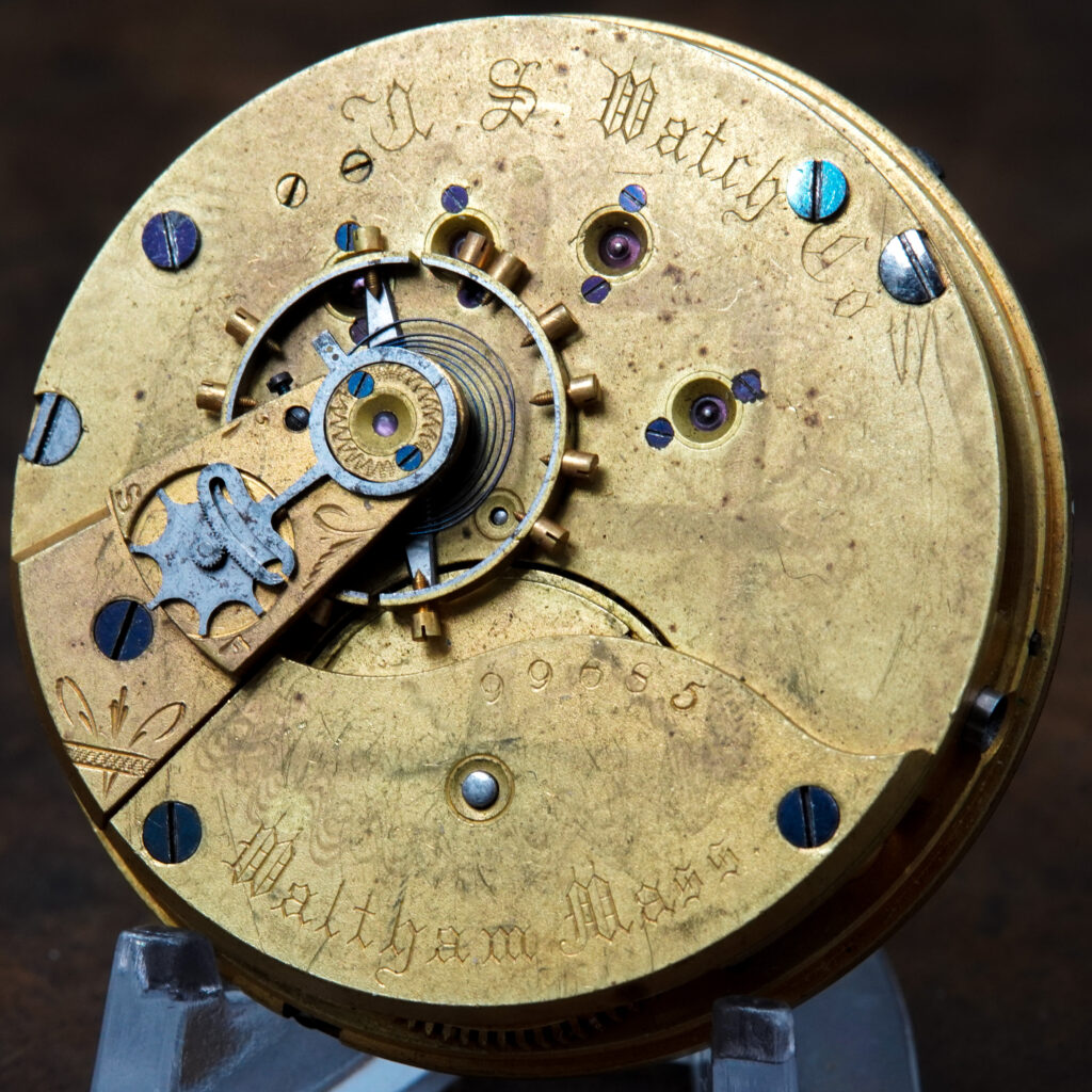 U.S. Watch Company Movement, Grade 55, 18-Size, Model 1888H, #99685