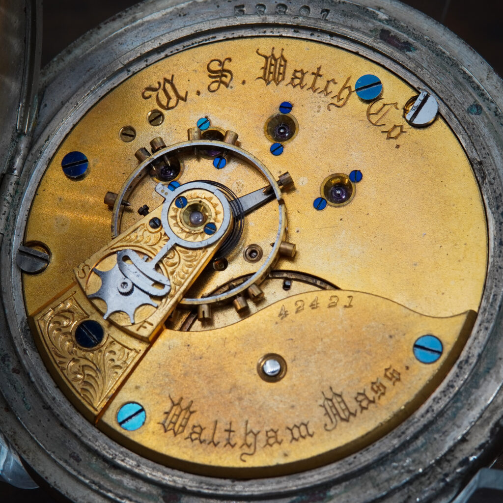 U.S. Watch Company Movement, Grade 45, 18-Size, Model 1888H, #42421