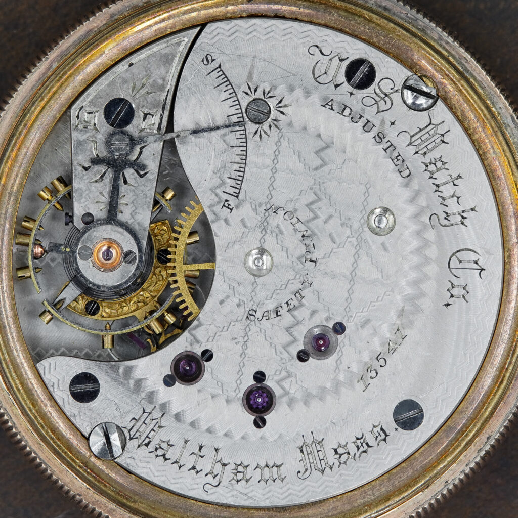 U.S. Watch Company Movement, Grade 5, 16-Size, Model 1888, #13541
