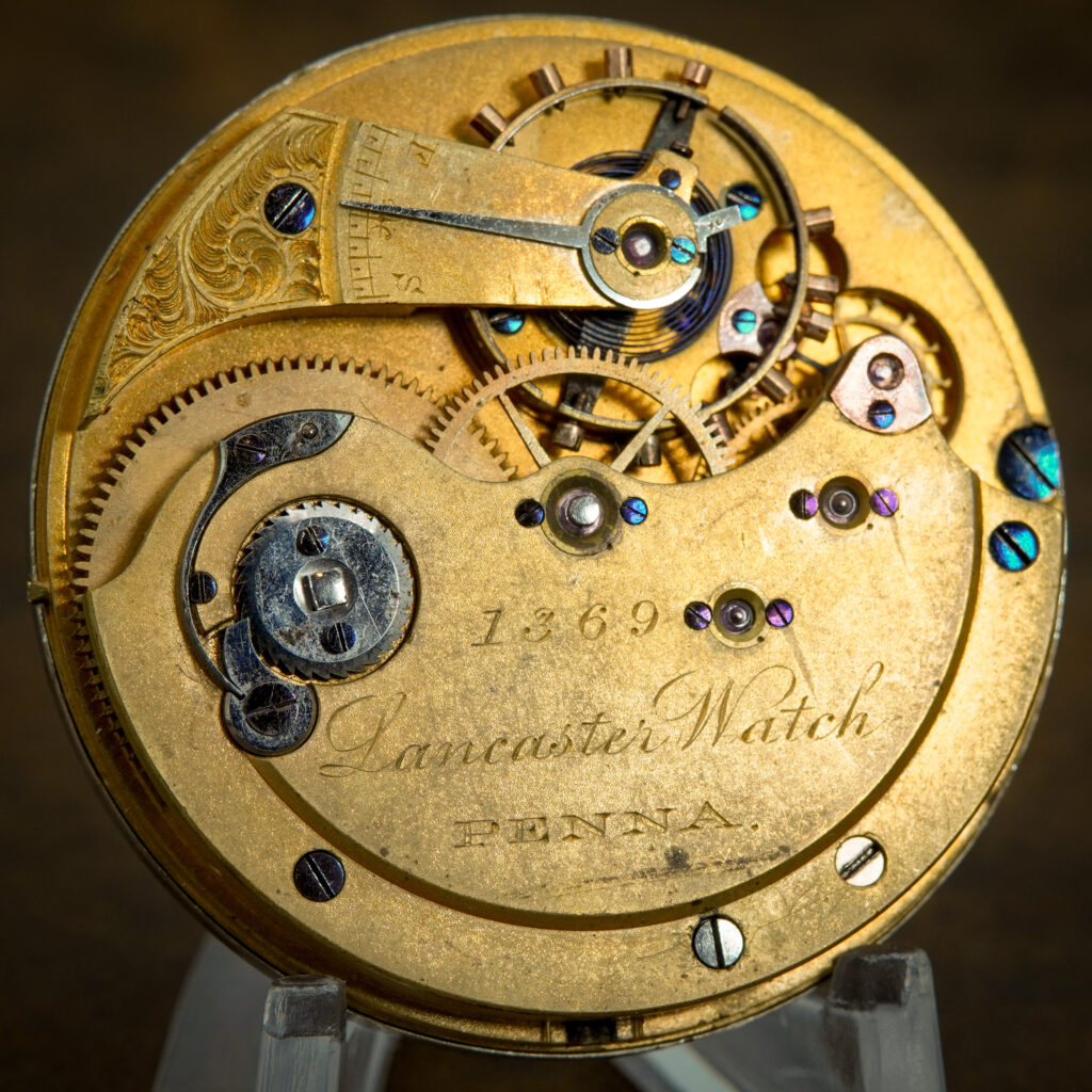 Lancaster Pa Dial From Adams & Perry Lancaster Watch #1369: Movement