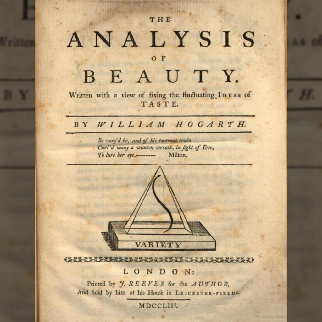 The Analysis of Beauty by William Hogarth, (1753)