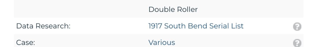 Example of New Data Research Links Available for South Bend Watch Serial Lookups