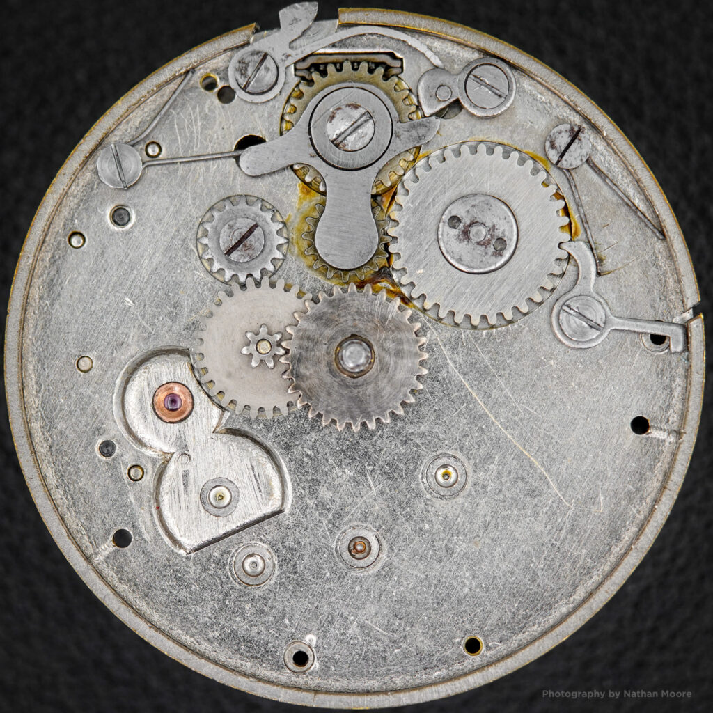 18 Size Manistee Watch Company Winding and Setting Mechanism