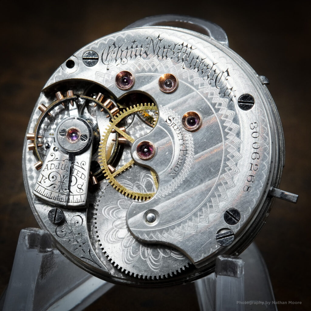 Elgin pocket watch online movement