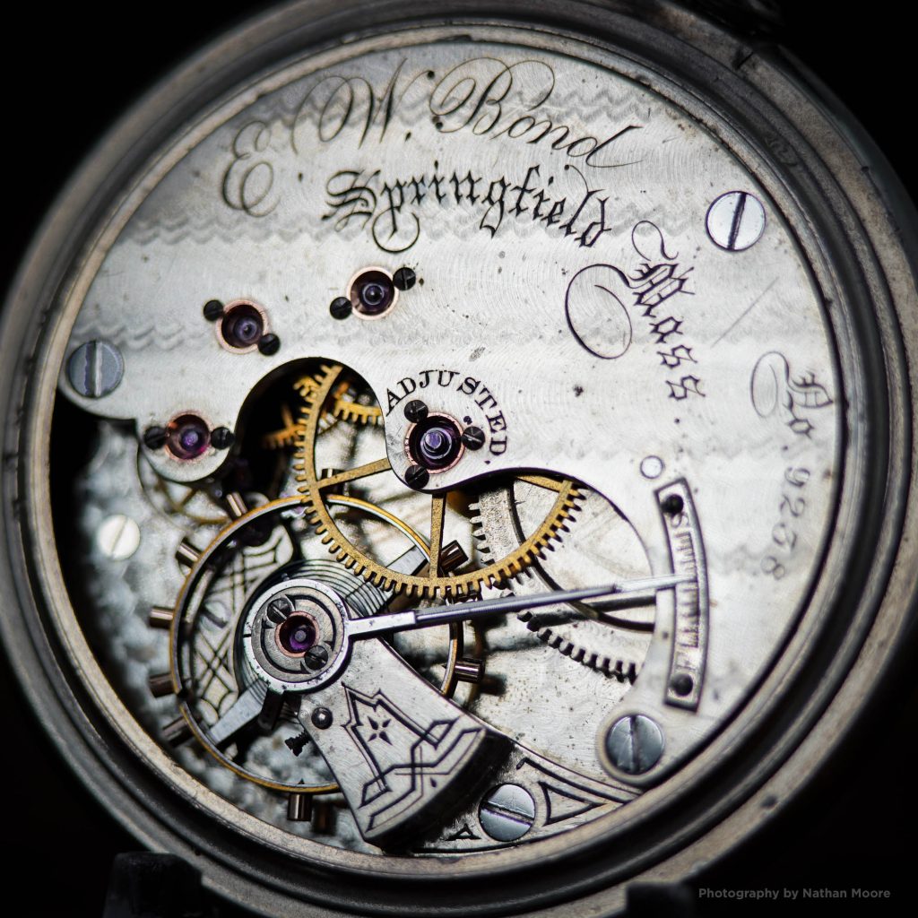 E.W. Bond Movement - Nickel with 18 Jewels