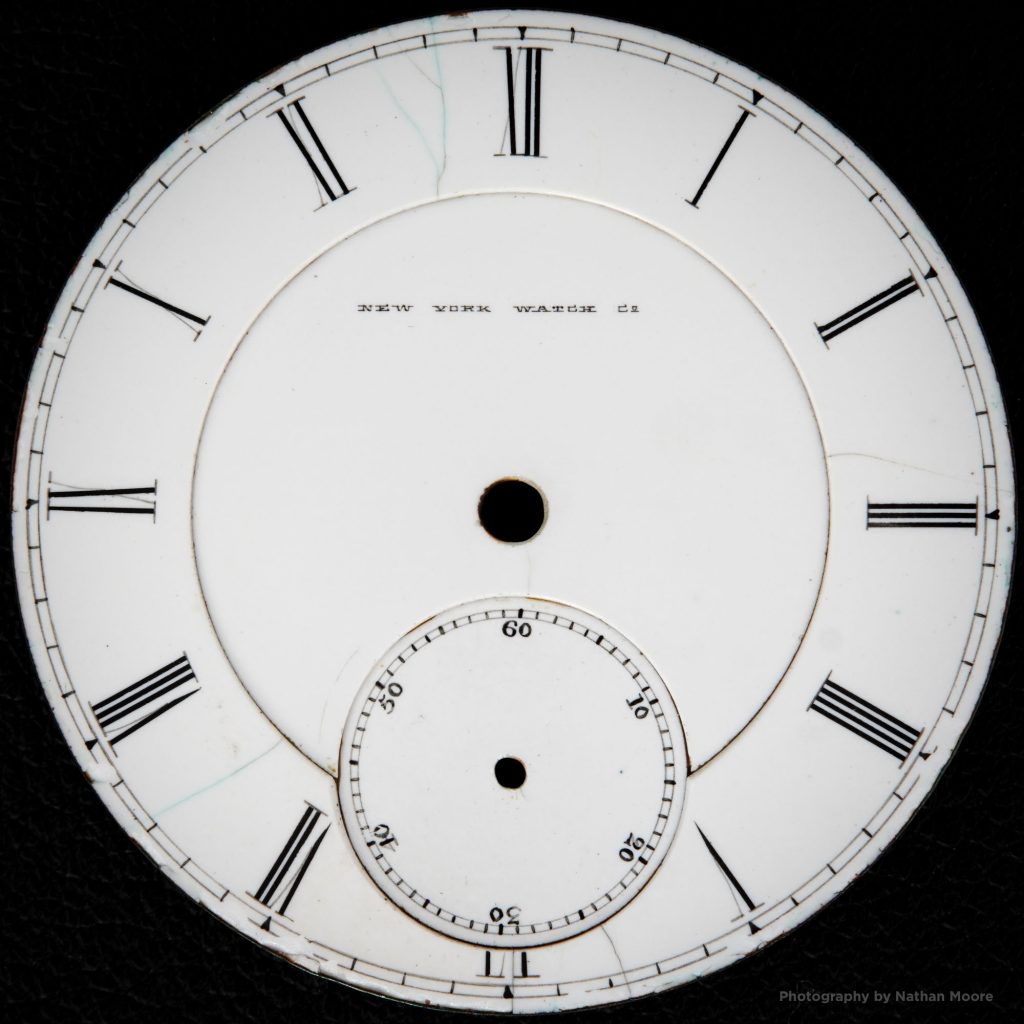 New York Watch Co. Double-Sunk Dial (From Movement #324, "Springfield")