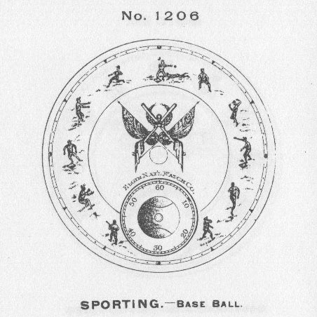 Elgin Sporting "Base Ball" Dial Design