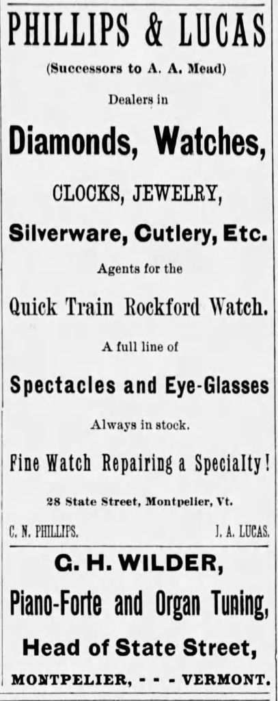 Vermont Watchman and State Journal
Montpelier, Vermont, Wednesday, September 10, 1890