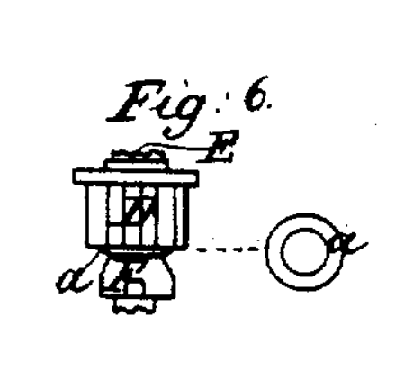 The Added Illustration Included in the 1866 Reissued Patent Showing the Spring Washer