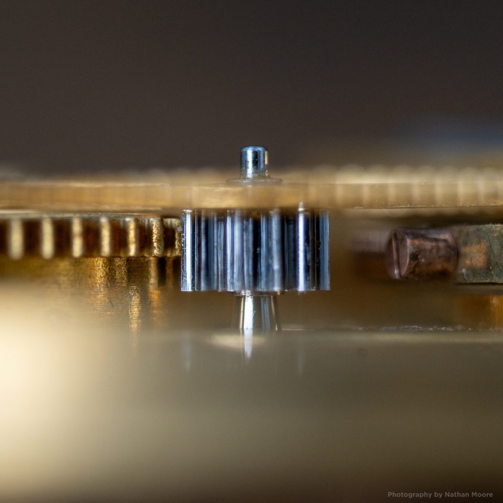 Bigelow's Patent Safety Pinion (Engaged in Normal Operation)