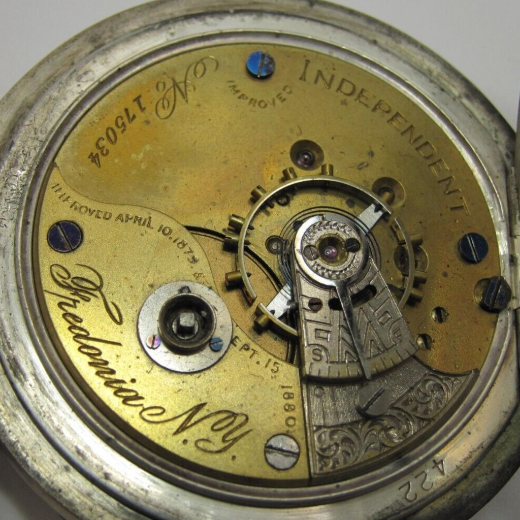 Independent Watch Co. Movement Produced by the Illinois Watch Company with Howard's 1881 Regulator