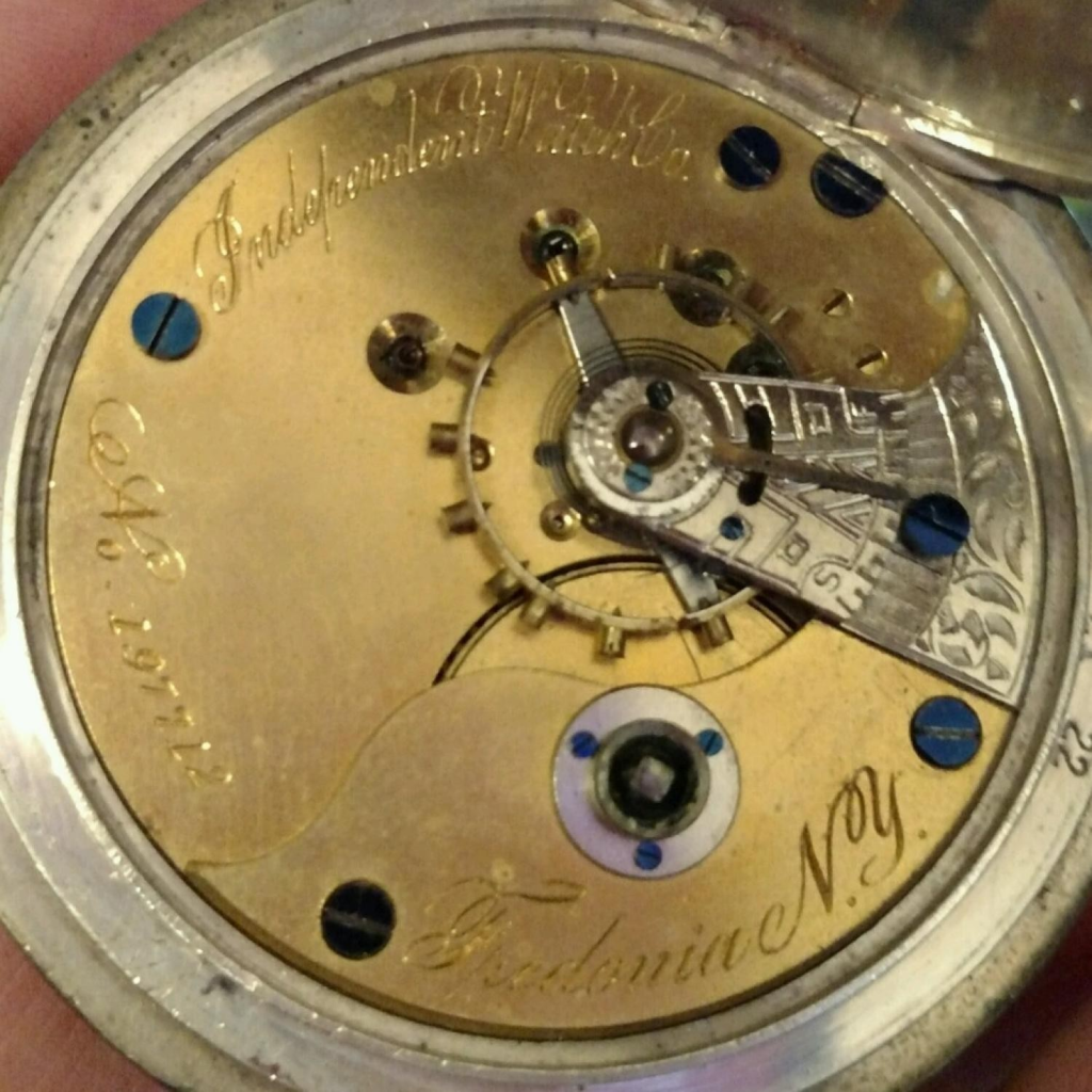 Independent Watch Co. Movement Produced by the Illinois Watch Company with Howard's 1881 Regulator and No Date Markings
