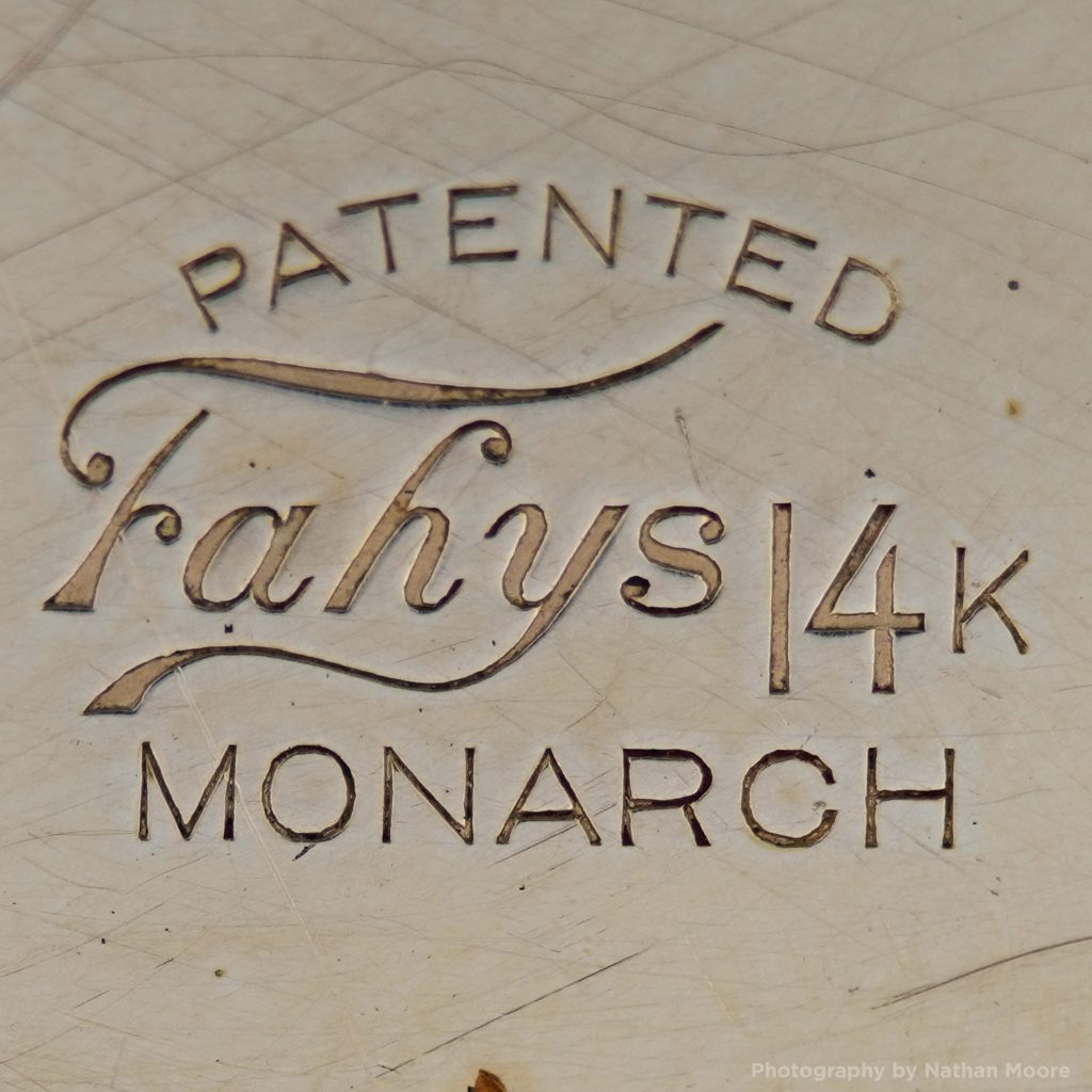 Fahys Gold-Filled Monarch Case Mark